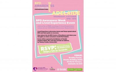 Opening Event – BPD Awareness Week 2018