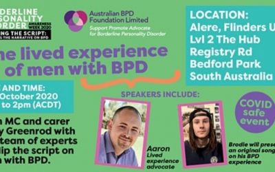 The Lived Experience of Men with BPD – Recording