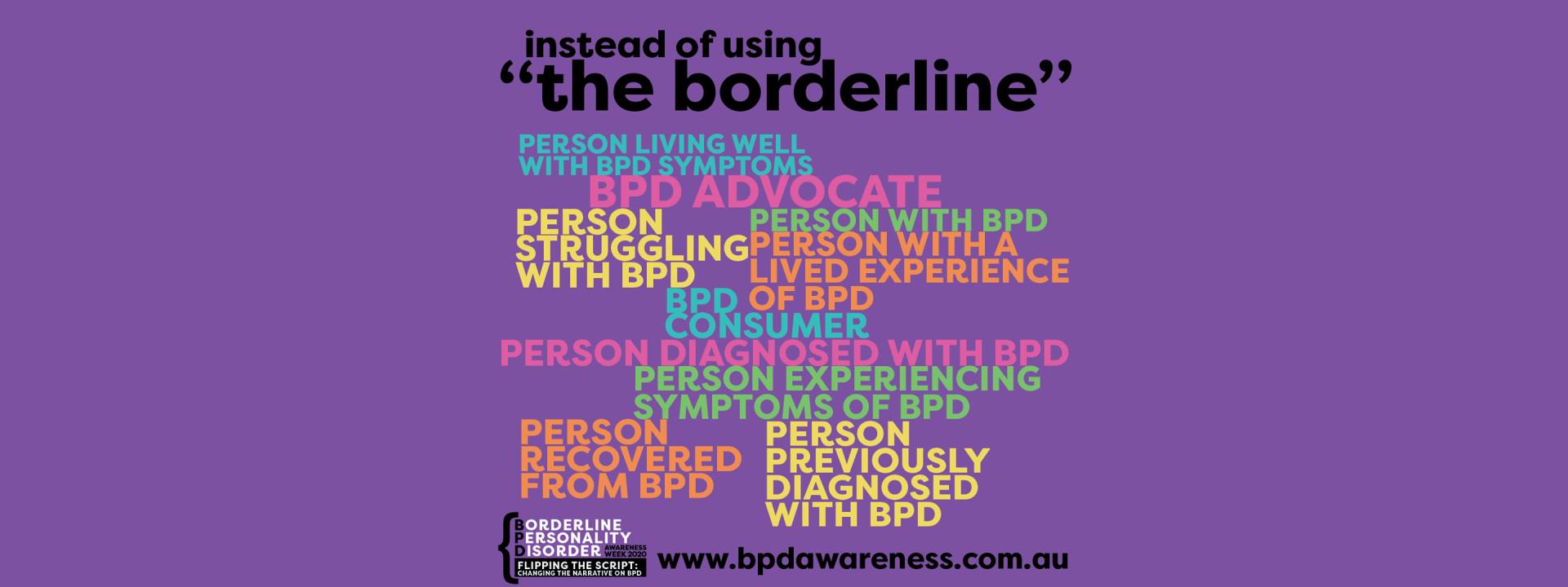 BPD Awareness Week - Not Borderline